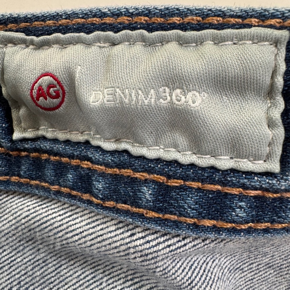 AG Adriano Goldschmied Dylan Slim Skinny Blue Japanese Denim Jeans 38x34 - Picture 4 of 10